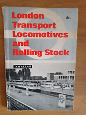 vintage 1969 ian allan LONDON TRANSPORT LOCOMOTIVES & ROLLING STOCK picture
