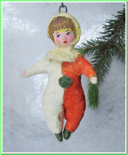 🎄Vintage antique Christmas spun cotton ornament figure #145242 picture