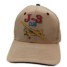 J3 Cub Airplane Hat Cap Adjustable Piper Light Aircraft Plane Pilot Aviation Vin picture