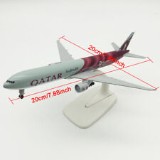 2022 Alloy Metal QATAR Airways Boeing B777 Airplane Model Plane Aircraft 7.8inch picture