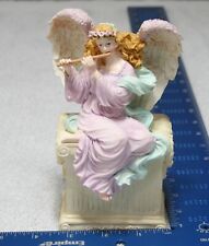 Seraphim Classics THE MUSIC BOX DANCER Angel Playing Flute Music Box picture