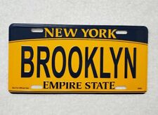 BROOKLYN New York License Plate-NYC Official Size Embossed Souvenir Travel Gift picture