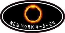 StickerTalk Great North American Eclipse New York '24 Sticker, 4 inches x 2 i... picture