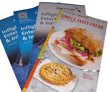American Airlines Entertainment Guides, Menu Lot of 4 2019-2014 picture