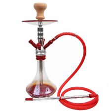 EXQUISITE 24″ High-Quality Aluminum Shaft hookah EMERALD with a Handblown Glass picture