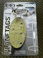 MotoArt Planetags North American P-51K Mustang RIVETS Yellow Tag RARE EASTER EGG picture