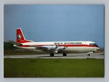 Aviation Airplane Postcard Invicta Airlines United Kingdom Vickers Vanguard P11 picture