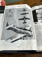 Vintage T-6G Texan Airplane Manual Maintenance 1950s Airplane Repair picture