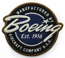 Boeing Script Embroidered Felt Patch, 1940 to 1960 PAT-0147 picture