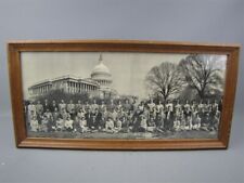 Vintage 1949 Thorton Academy Senior Class US Capitol Building Framed Photo picture