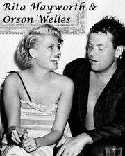 Rita Hayworth & Orson Welles candid 1940's off-screen pose together 5x7 photo  picture