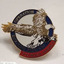 Operation Enduring Freedom God Bless America Lapel Pin picture