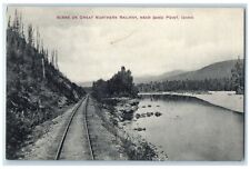 c1910 Great Northern Railway Railroad Sand Point Idaho Vintage Antique Postcard picture