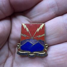 Vintage Military Pin Move & Fire Mountain Lightning picture