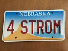 2000 Nebraska 4 STROM License Plate Tag Vanity  picture