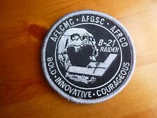 USAF B-21 RAIDER STEALTH BOMBER PATCH AFLCMC-AFGSC-AFRCO Wright-Patterson AFB picture