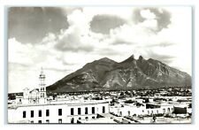 Postcard Cathedral & Calle de la Silla, Monterrey NL Mexico RPPC MA26 picture