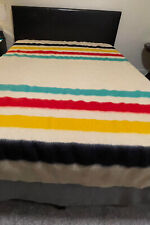 VINTAGE Hudson's Bay 4-Point Wool Iconic Multi-Stripe picture