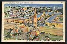 1939 GGIE Golden Gate Expo Tower and Gateway Historic Vintage Postcard M638 picture