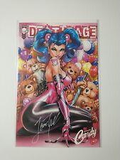 Deathrage #1 Preview Candy Signed by Jamie Tyndall COA picture