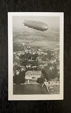 All Original RPPC Graf Zeppelin LZ 127 over Friedrichshafen, Germany , Pristine picture