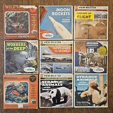 VINTAGE 1960's WORLD OF SCIENCE VIEW MASTERS -  ANIMALS SPACE SCIENCE AIRPLANES picture