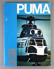 AEROSPATIALE PUMA SA 330 HELICOPTER MANUFACTURERS SALES BROCHURE 1971 picture