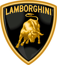 Lamborghini Main Logo DECAL  Sticker / Vinyl Decal  | 10 Sizes with TRACKING picture
