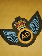 WWII British RAF Royal Air Force Airborne Wing Wool Patch L@@K picture