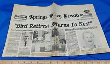 RARE 1992 LARRY BIRD NBA Basketball Retirement Newspaper French Lick, Indiana  picture