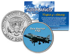 SEA HARRIER FA2 * Airplane Series * Kennedy Half Dollar US Colorized Coin picture