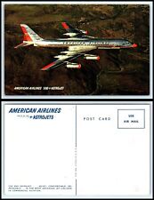 Vintage Aircraft / Airplane Postcard - American Airlines 990 Astrojet N46 picture
