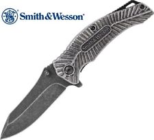 Smith & Wesson Mongoose EDC Linerlock Folding Pocket Knife - NEW  picture