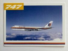 1990's United Airlines Pilot TRADING CARD  Boeing 747-200 picture