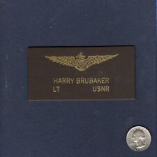 BRIDGES of TOKO RI Movie HARRY BRUBAKER US Navy Squadron Aviator Name Tag Patch picture