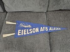 Vintage Eielson Air Force Base AFB Alaska Felt Pennant 24