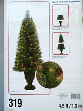 ASHLAND CHRISTMAS 4.5FT PRE-LIT CONCORD CASHMERE ENTRYWAY TREE - NEW picture