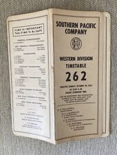 Southern Pacific 10/30/55 Employee Timetable:Western Division picture