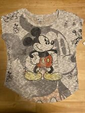 Walt Disney Parks T Shirt Womens M Mickey Mouse Short Sleeve Burnout Tee picture