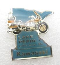 Kawasaki Motorcycle Lake City Minnesota Lapel Pin (B923) picture