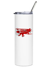 Pitts Special S-2C Stainless Steel Water Tumbler with straw - 20oz. picture
