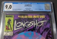 Longshot #1 CGC 9.0 WH $1.00 Canadian Newsstand Price Variant VIDEO Marvel X-men picture