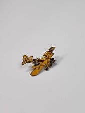 The Boeing Stearman Model 75 Aircraft Souvenir Lapel Pin Yellow Military Trainer picture