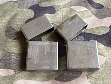 Lot of 2 Zippo Lighter Cases Only - 1999 & 2011 Silver Chrome Cases picture