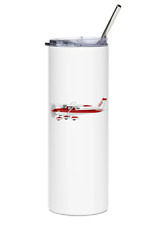 Cessna 152 Stainless Steel Water Tumbler with straw - 20oz. picture