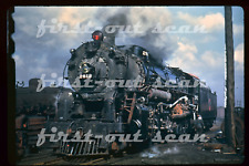 R DUPLICATE SLIDE - CNW C&NW 2812 STEAM 2-8-4 Scene 40th St Chicago 1944 picture