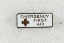 Red Cross: Emergency First Aid, c. WWII (lapel pin, Sterling) picture