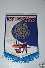 Vintage Entre Rios Uruguay Argentina Rotary International Club Wall Banner Flag picture