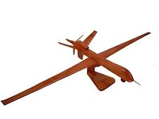 Predator B Mahogany Wood Desktop Airplane Model picture