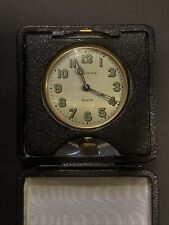 Waltham Watch Co. 8 Days Car Clock Model 1926 With Black Case picture